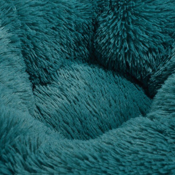 Petróleumkék fekhely kutyáknak ø 95 cm – Love Story-image-3