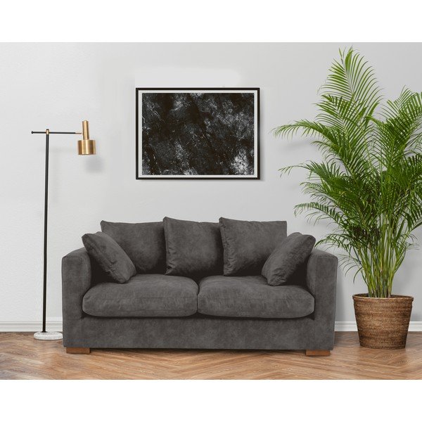 Antracitszürke kanapé 175 cm Comfy – Scandic-image-1