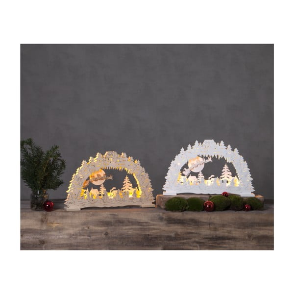 Ulm fehér LED világító dekoráció, magasság 27 cm - Star Trading-image-2