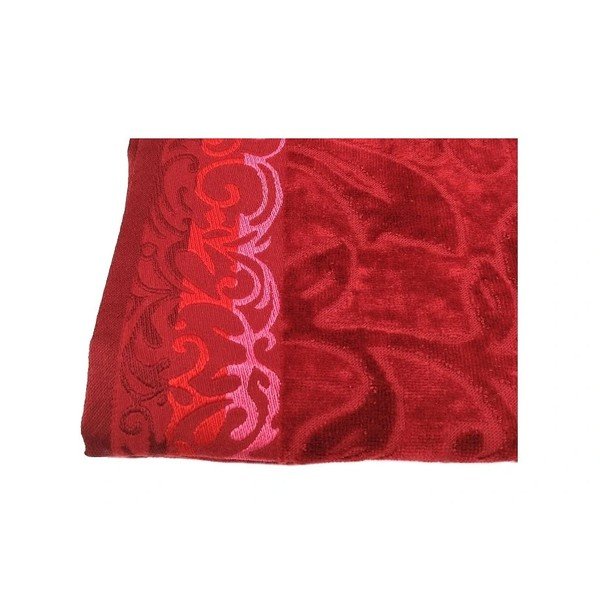 Piros pamut fürdőlepedő 70x140 cm Skyline – JAHU collections-image-1