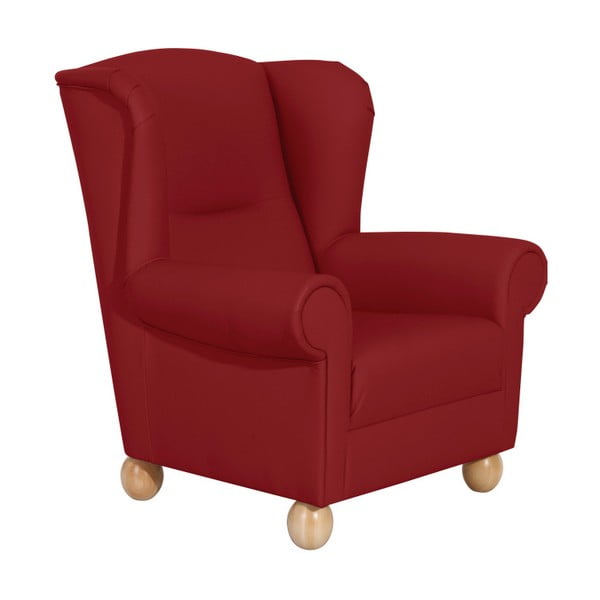 Monarch Chili piros színű füles fotel - Max Winzer