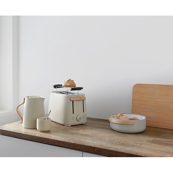 Bézs rozsdamentes acél kenyérpirító Emma – Stelton-image-2