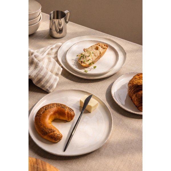 Agyagkerámia étkészlet 24 db-os Snow Heart – Bonami Essentials-image-1