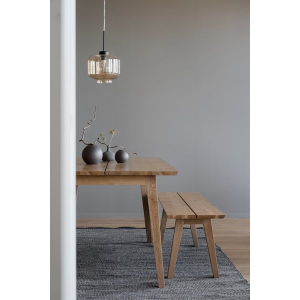 Melfort fa étkezőpad tölgyfa dekorral, 144 x 38 cm - Rowico-image-4