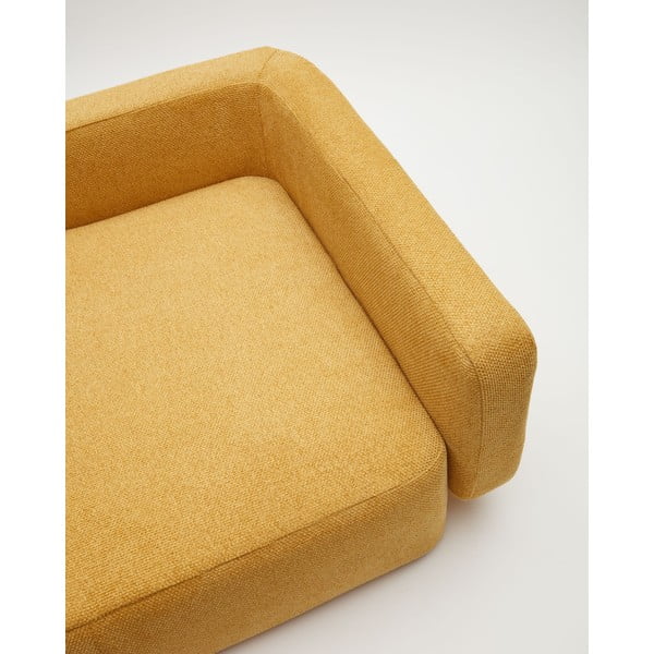 Mustársárga kutyafekhely 73x60 cm Bowie - Kave Home-image-3