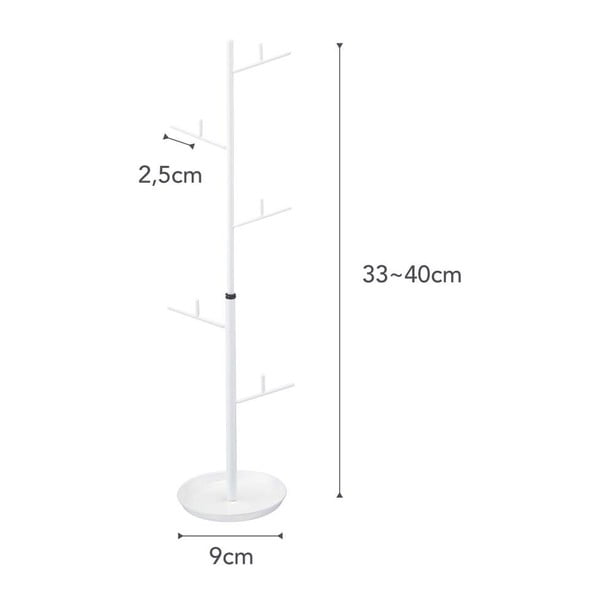 Branch fehér ékszertartó állvány - YAMAZAKI-image-2