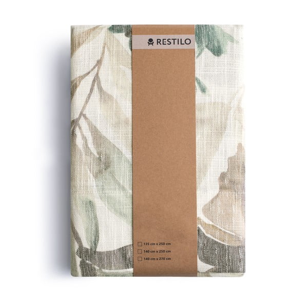 Krémszínű-szürkéskék függöny 135x250 cm Celesta – Restilo-image-4