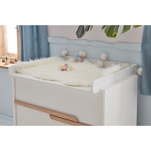 Calmo fehér pelenkázó feltét komódhoz - Pinio-image-1