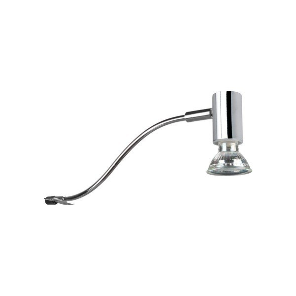 Fényes ezüstszínű fali lámpa (hosszúság 34 cm) Giada – Trio-image-3