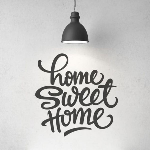 Home Sweet Home dekoratív falmatrica