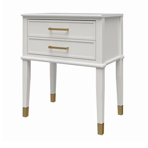 Fehér éjjeliszekrény Westerleigh – CosmoLiving by Cosmopolitan-image-4