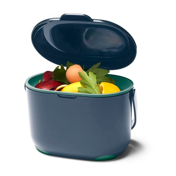 Caddy kék-zöld hulladékgyűjtő komposzthoz, 2,5 l - Addis-image-1