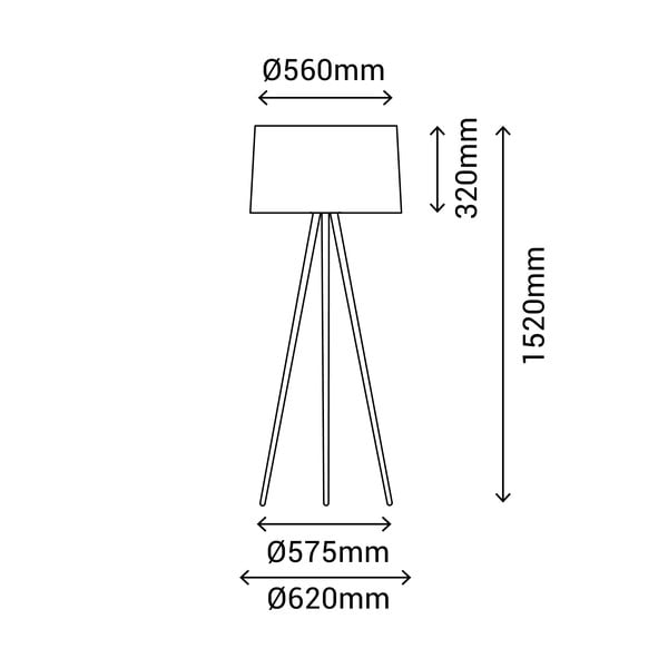 Bea szürke állólámpa, magasság 152 cm - SULION-image-3