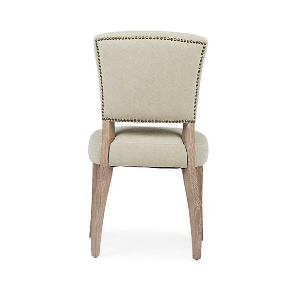 Bézs kárpitozott étkezőszék Maratriz – Bizzotto-image-4