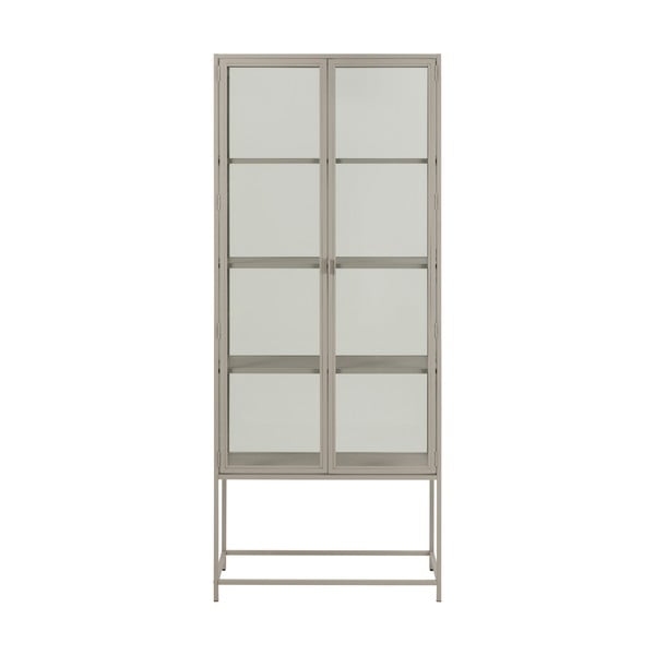 Szürke tálalószekrény 77x186x35 cm Seaford – Actona