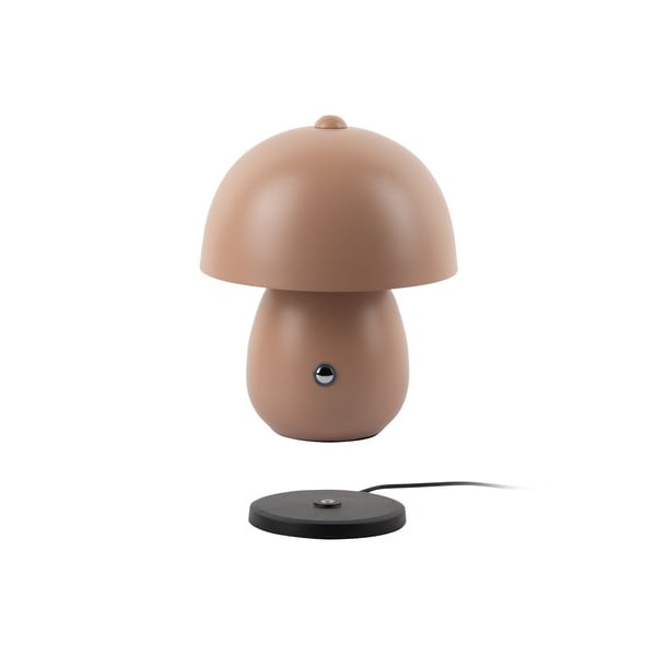 Világosbarna LED asztali lámpa fém búrával (magasság 18 cm) Mono LED – Leitmotiv-image-1