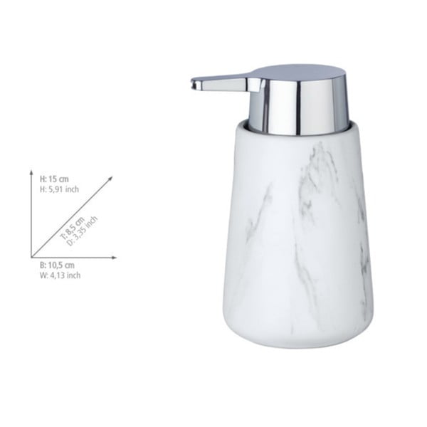 Adrada fehér kerámia szappanadagoló - Wenko-image-1