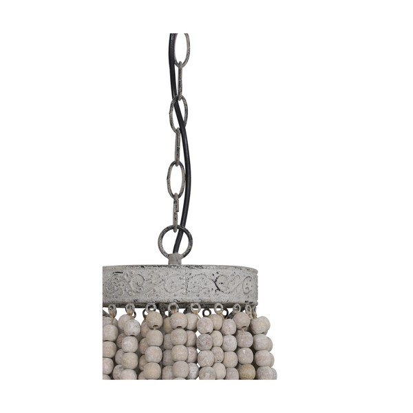 Fehér függőlámpa fém búrával ø 36 cm Luna – Light & Living-image-4