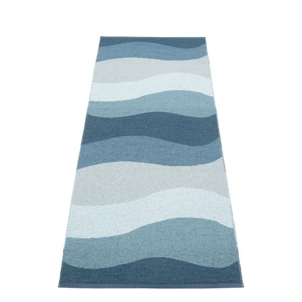 Kék kültéri-beltéri futószőnyeg 70x200 cm Urvi Water – Pappelina