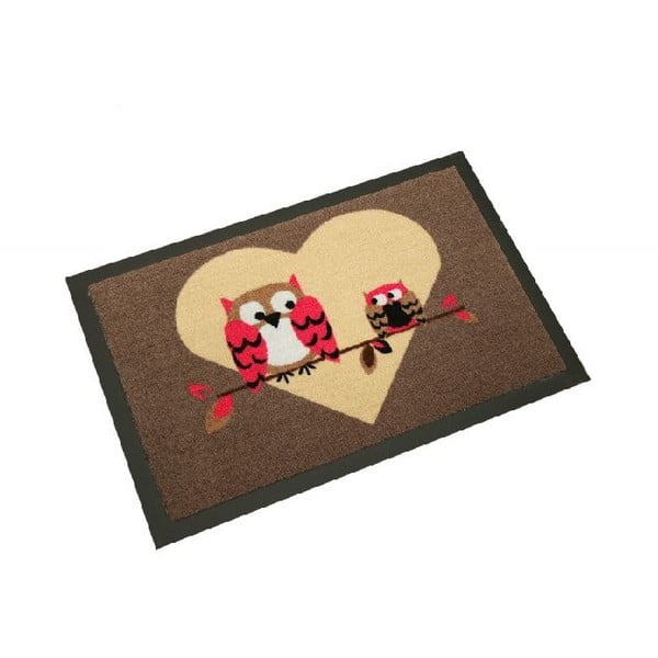 Grey Owls szürke lábtörlő, 40 x 60 cm - Hanse Home-image-1