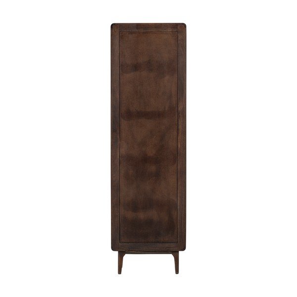 Sötét natúr színű mangófa szekrény 60x200x35 cm Liya – WOOOD-image-3