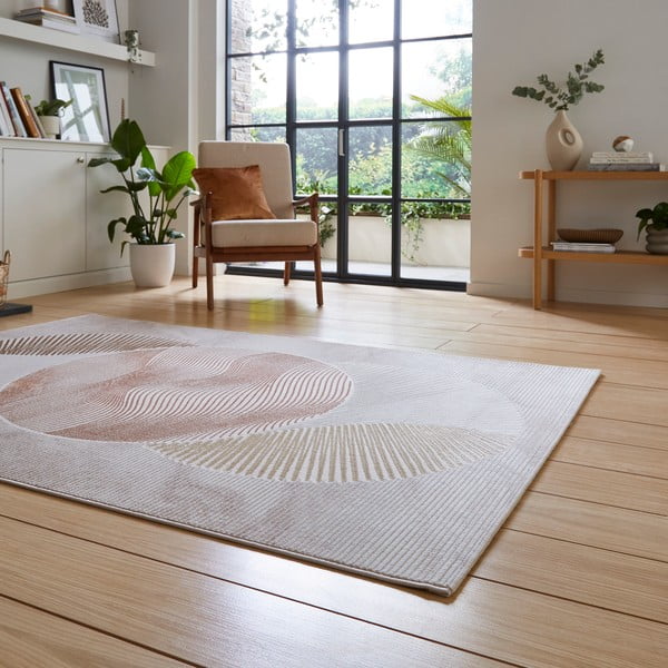 Rózsaszín-krémszínű szőnyeg 120x170 cm Creation – Think Rugs-image-2