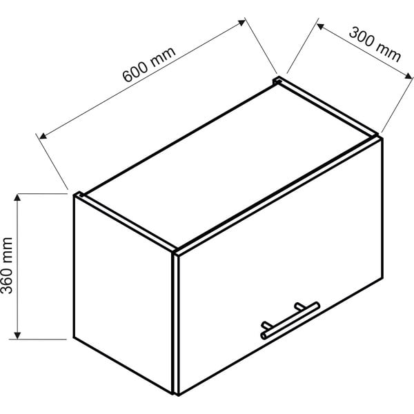 Felső konyhaszekrény páraelszívóhoz (szélesség 60 cm) Brodie – STOLKAR-image-2