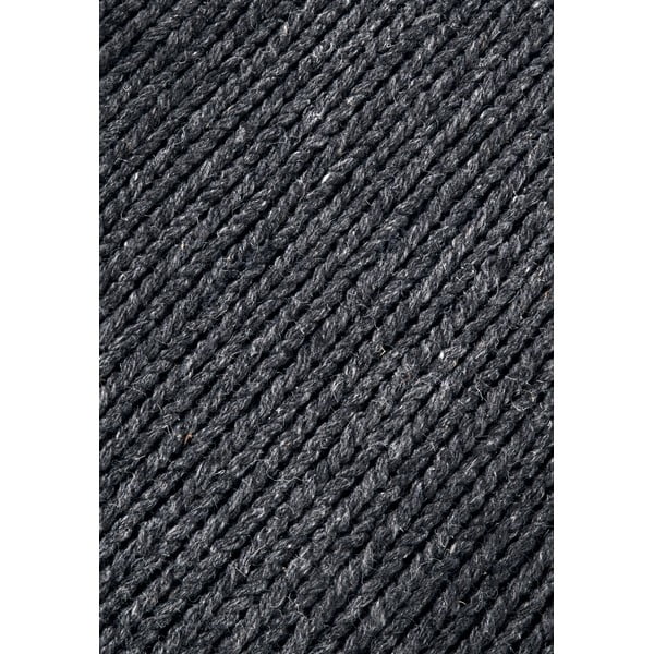 Sötétszürke kézi szövésű gyapjú kerek szőnyeg ø 160 cm Francois – Villeroy&Boch-image-4