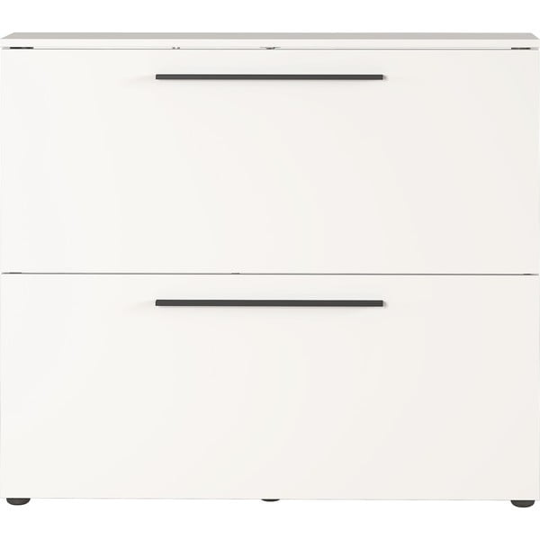 Fehér függő cipőtartó billenő fiókokkal Utah - Germania-image-1