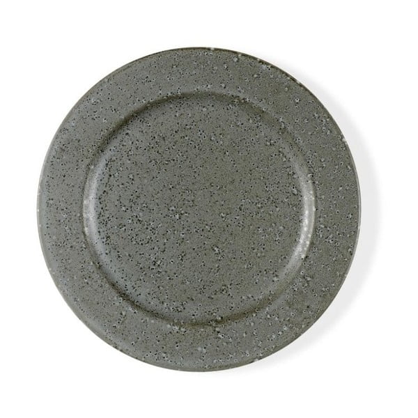 Mensa szürke agyagkerámia desszertes tányér, ⌀ 22 cm - Bitz