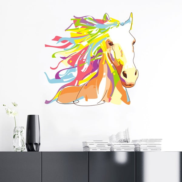 Pop Art Cheval falmatrica, 60 x 60 cm - Ambiance