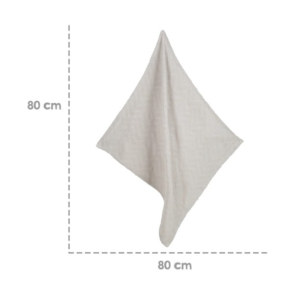 Világosszürke bio pamut kötött gyerek takaró 80x80 cm Lil Planet – Roba-image-4