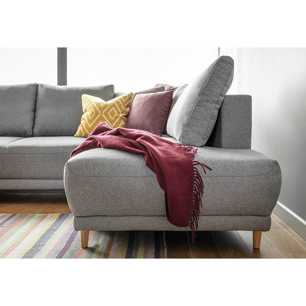 Lovely Annie világosszürke kinyitható sarokkanapé, jobb oldali - Miuform-image-4