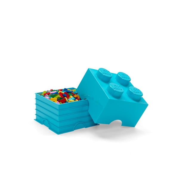 Azúrkék négyszögletes tárolódoboz - LEGO®-image-2