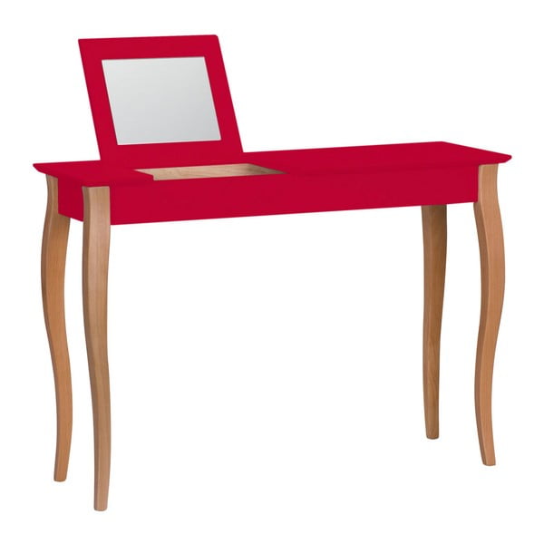 Lillo piros fésülködőasztal tükörrel, szélesség 105 cm - Ragaba
