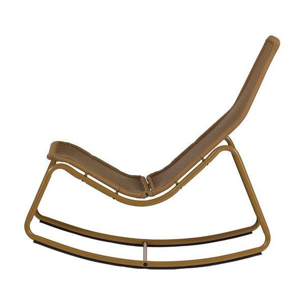 Okkersárga műrattan kerti fotel Tom – WOOOD-image-2