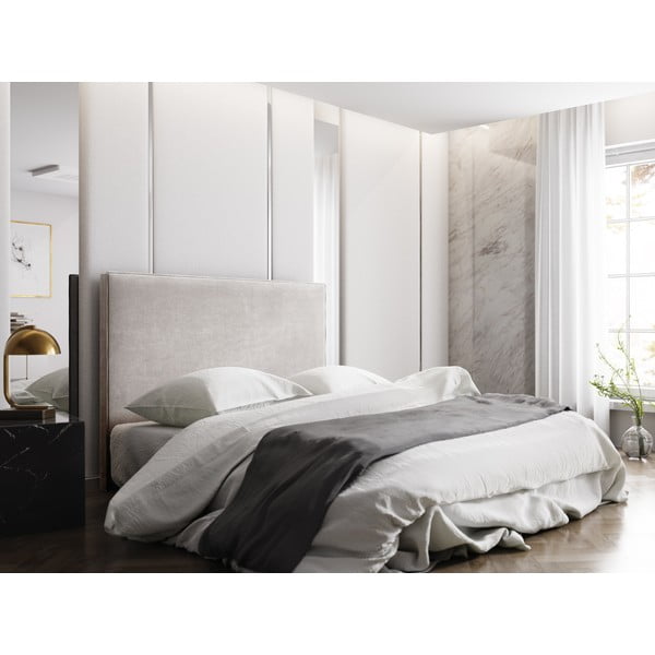 Krémszínű ágytámla 140x120 cm Natalia – Milo Casa-image-3