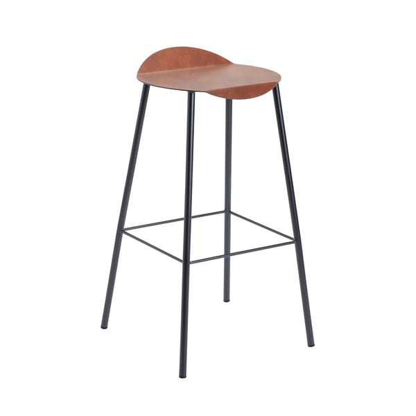 Konyakbarna bőr bárszék Flamingo Bull – LIND DNA-image-2