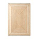 Krémszínű-natúr színű kétoldalas-kézi szövésű juta szőnyeg 80x150 cm Looma – Hanse Home