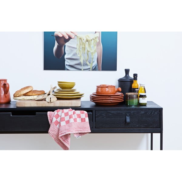 Silas fekete tölgyfa konzolasztal - WOOOD-image-1