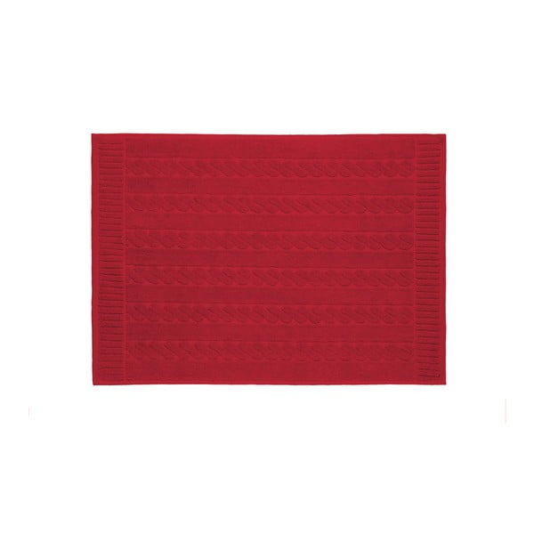 Amelia piros pamut kádkilépő, 50 x 70 cm - Maison Carezza