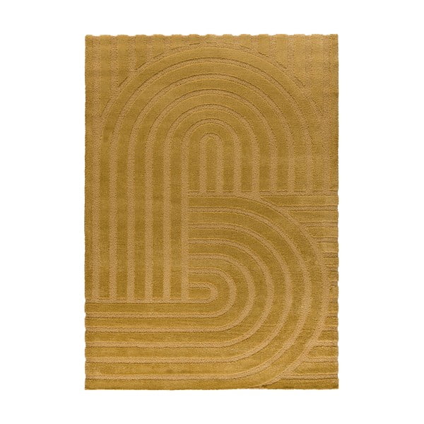 Mustársárga szőnyeg 80x150 cm Snowy – Universal
