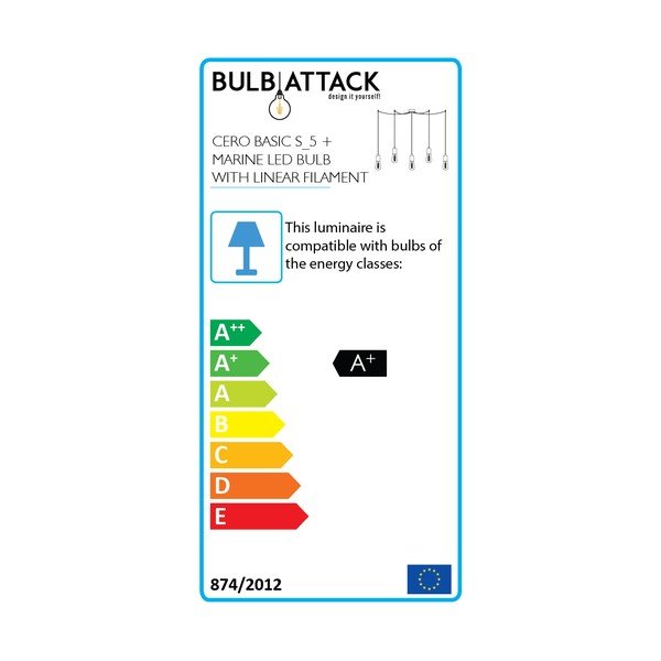 Cero Basic Marine függőlámpa 5 izzóval - Bulb Attack-image-4