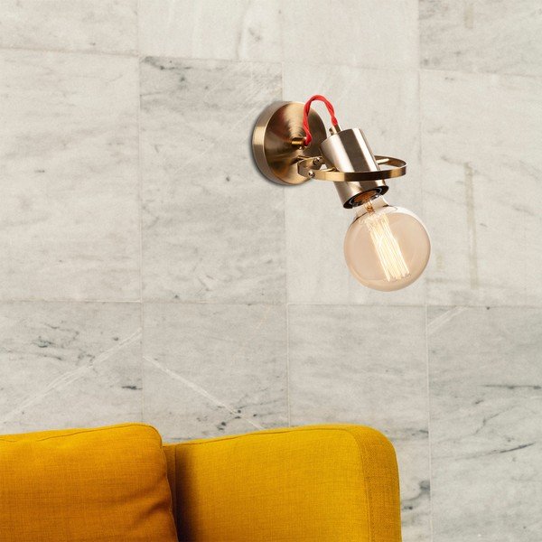 Aranyszínű fali lámpa Vaveyla – Opviq lights-image-1