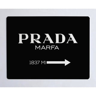 Prada fekete íróasztal alátét, 55 x 35 cm - Little Nice Things