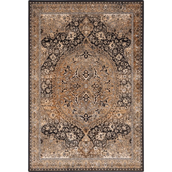 Rézszínű gyapjú szőnyeg 133x180 cm Ava – Agnella
