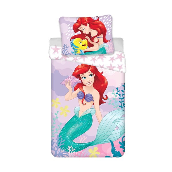 Egyszemélyes pamut gyerek ágyneműhuzat 140x200 cm Ariela "Pink" – Jerry Fabrics