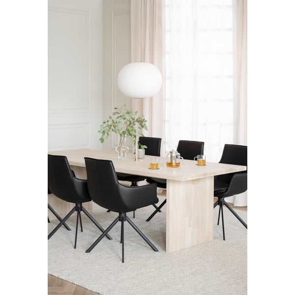 Tölgyfa étkezőasztal 240x95 cm Emmett - Rowico-image-2