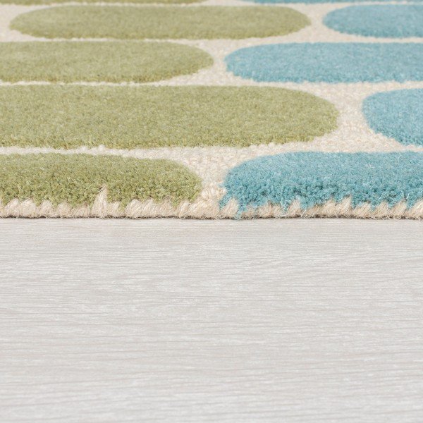 Fossil sárga-zöld gyapjú szőnyeg, 160 x 230 cm - Flair Rugs-image-3