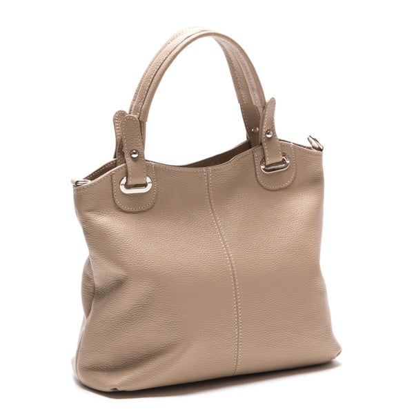 Nena barnásszürke bőr kézitáska - Luisa Vannini-image-2